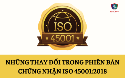 NHỮNG THAY ĐỔI TRONG PHIÊN BẢN CHỨNG NHẬN ISO 45001:2018